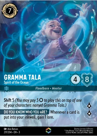 Gramma Tala - Spirit of the Ocean #217/204 — Into the Inklands