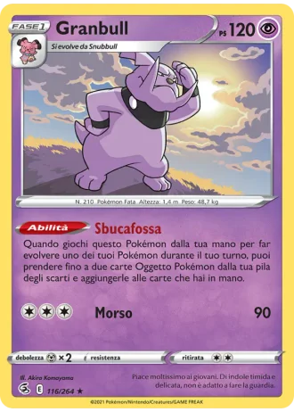 Granbull #116/264 — Colpo Fusione