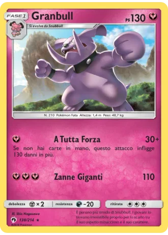 Granbull #138/214 — Tuoni Perduti