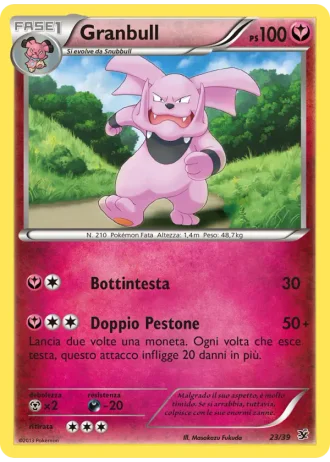 Granbull #23/39 — Benvenuti a Kalos