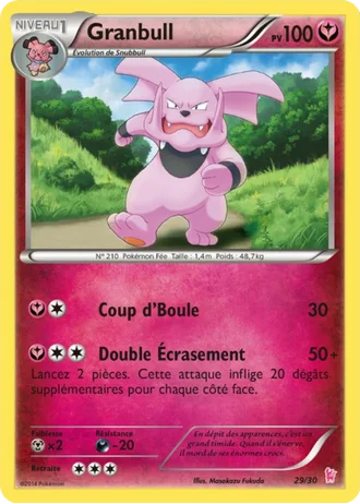 Granbull #29 — XY Kit du dresseur (Nymphali)