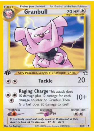Granbull #37 — Neo Genesis
