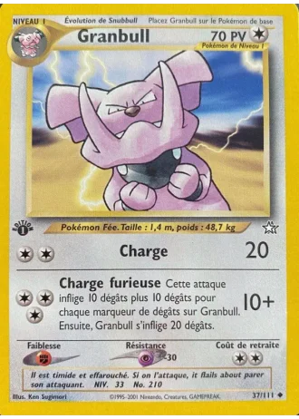 Granbull #37/111 — Neo Genesis