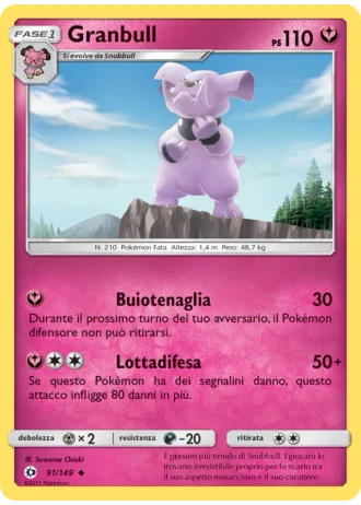 Granbull #91 — Sole e Luna