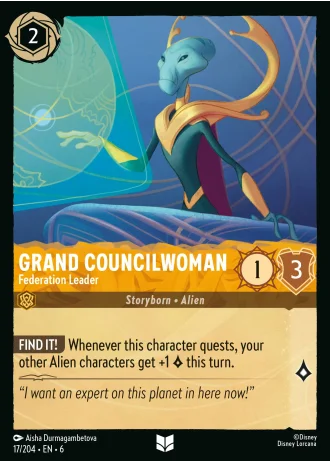 Grand Councilwoman - Federation Leader #17/204 — Azurite Sea