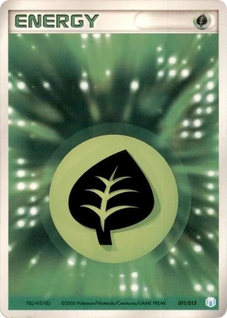 Grass Energy #11/15 — Gift Box Mew • Lucario: Crawdaunt Quarter Deck