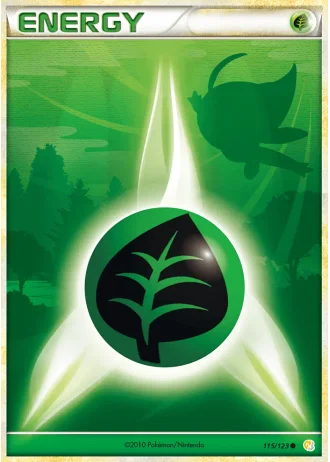 Grass Energy #115/123 — HeartGold SoulSilver