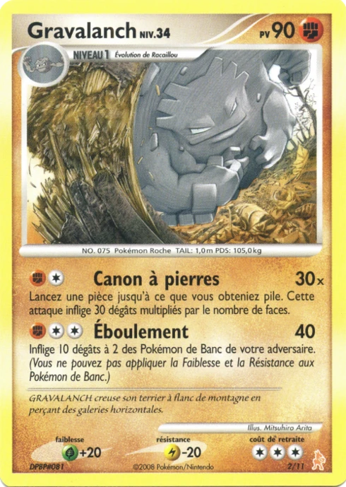 Gravalanch #2 — DP Kit dresseur (Lucario)