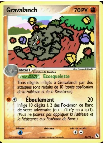 Gravalanch #34/92 — EX Créateurs de légendes