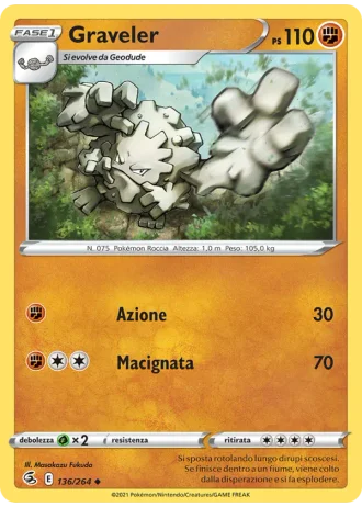 Graveler #136/264 — Colpo Fusione