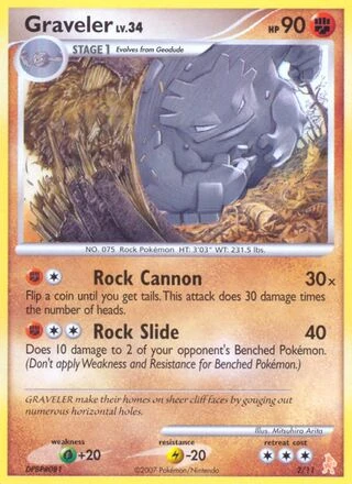 Graveler #2 — DP trainer Kit (Lucario)