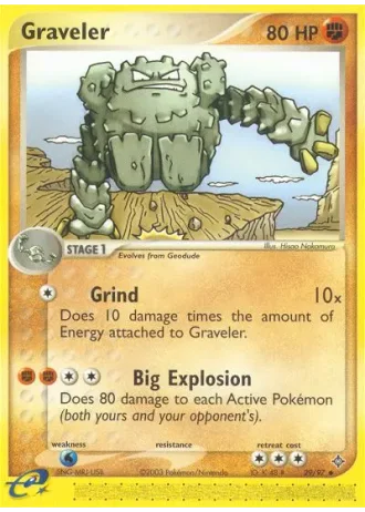 Graveler #29/97 — EX Drago