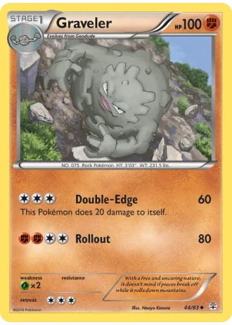 Graveler #44/83 — Generations