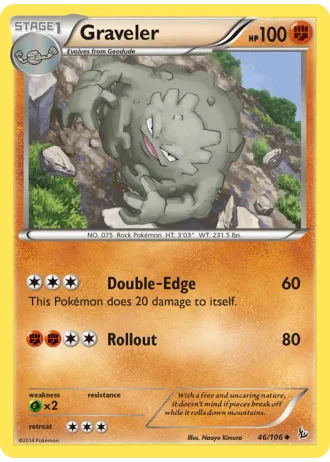 Graveler #46/106 — Flashfire