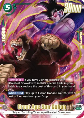 Great Ape Son Gohan (Alternative Art) FB08-051 — Saiyan's Pride (FB08)