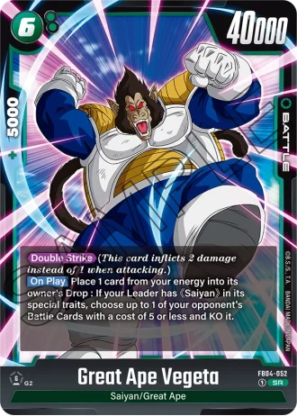 Great Ape Vegeta  FB04-052 — Ultra Limit (FB04)