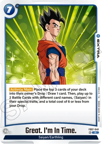 Great. I'm In Time.  FB07-048 — Wish for Shenron (FB07)