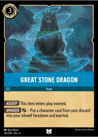 Great Stone Dragon #167/204 — Ursula's Return