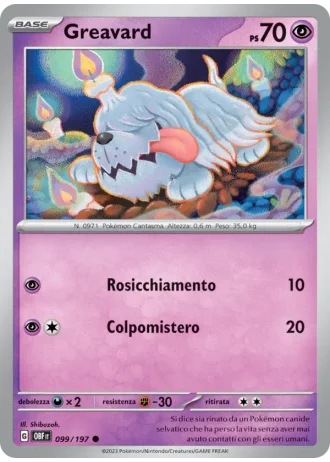 Greavard #099 — Ossidiana Infuocata
