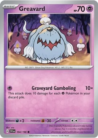 Greavard #104/198 — Trick or Trade 2023