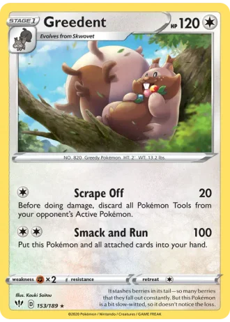 Greedent #153/189 — Darkness Ablaze
