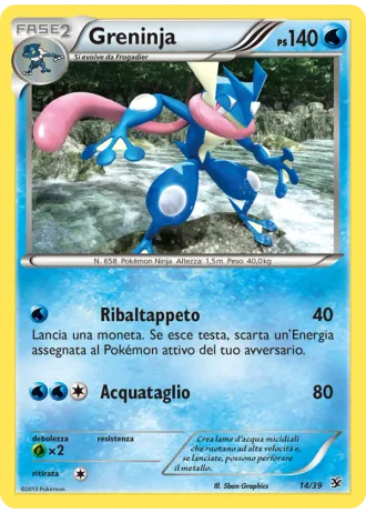 Greninja #14/39 — Benvenuti a Kalos