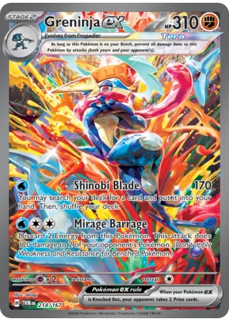 Greninja ex #214 — Twilight Masquerade