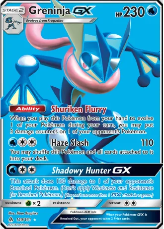 Greninja GX #120 — Forbidden Light