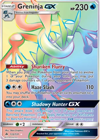Greninja GX #133 — Forbidden Light