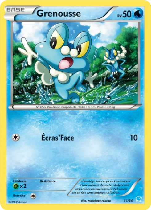 Grenousse #11 — XY Kit du dresseur (Suicune)