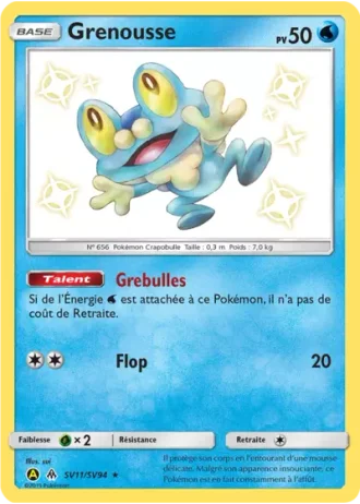 Grenousse SV11 — Coffre Chromatique (Destinées Occultes)