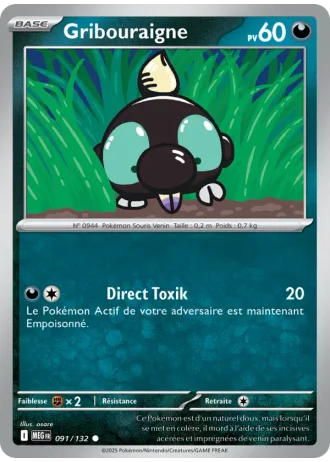 Gribouraigne #091/132 — Méga-Évolution