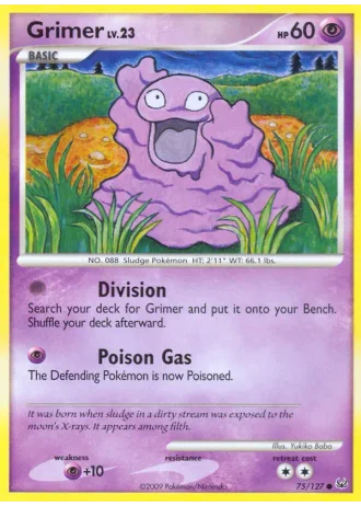 Grimer #75/127 — Platino