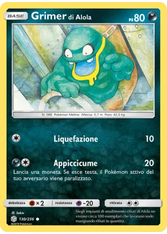 Grimer di Alola #130 — Eclissi Cosmica
