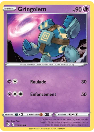 Gringolem #76/189 — Ténèbres Embrasées