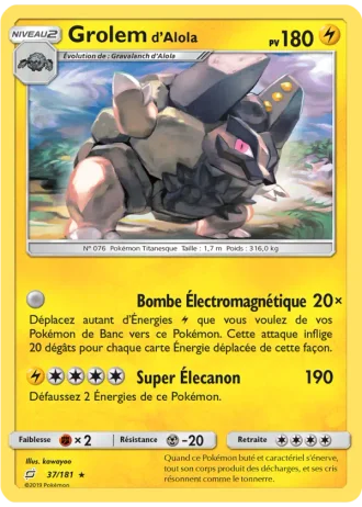Grolem d’Alola #37/181 — Duo de Choc