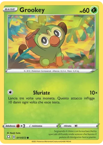 Grookey #11/72 — Destino Splendente