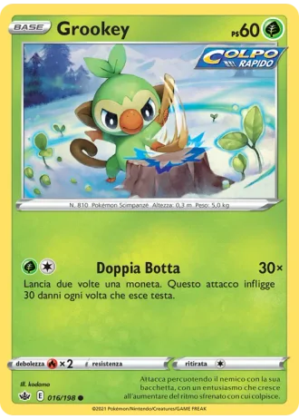Grookey #16 — Regno Glaciale