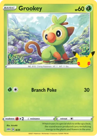 Grookey #8 — McDonald's Collection 2021