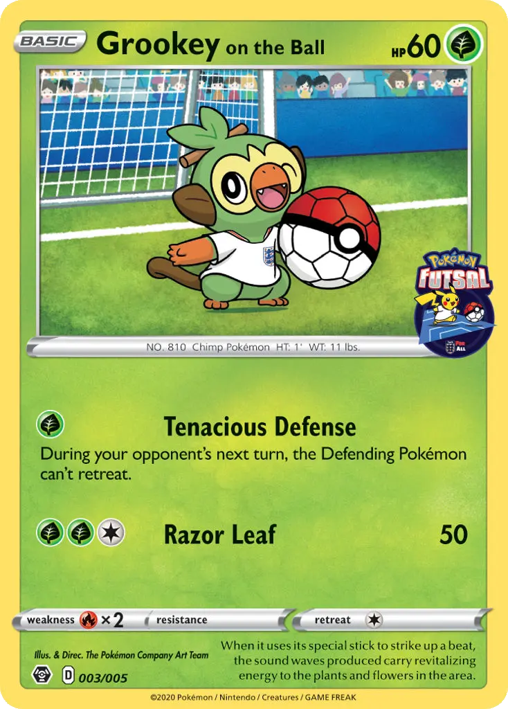 Grookey on the Ball #3 — Pokémon Futsal 2020
