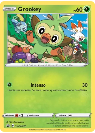 Grookey SWSH070 — Spada e Scudo Promos
