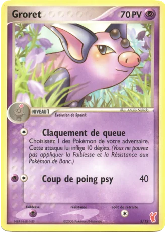 Groret #3 — EX Kit dresseur (Posipi)