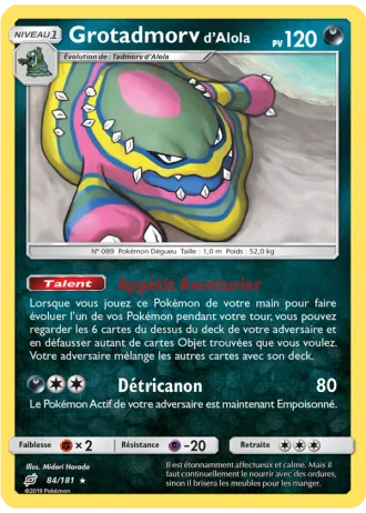 Grotadmorv d’Alola #84/181 — Duo de Choc