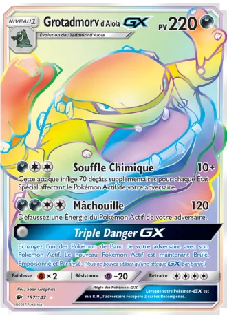 Grotadmorv d’Alola GX #157/147 — Ombres Ardentes