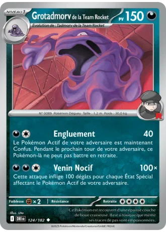 Grotadmorv de la Team Rocket #124/182 — Rivalités Destinées