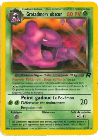 Grotadmorv obscur (première édition) #41/82 — Team Rocket (1ère Édition)