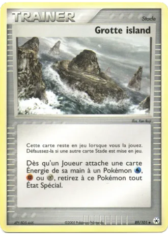 Grotte island #89/101 — EX Légendes Oubliées