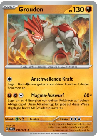 Groudon #049 — Prismatische Entwicklungen