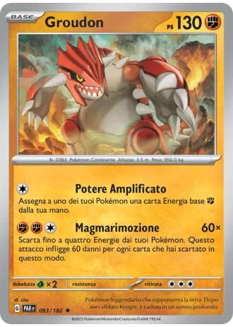 Groudon #093 — Paradosso Temporale