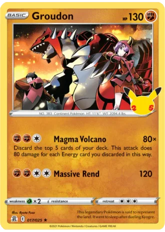 Groudon #17 — Celebrations